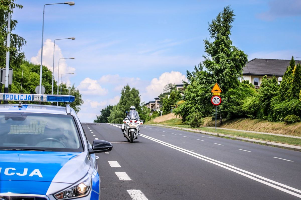 Tragiczny wypadek z udziałem motocyklisty Informacje Komenda