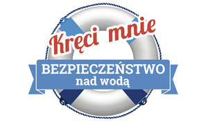 Logo akcji Kręci mnie bezpieczeństwo nad wodą.