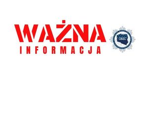 zdjęcie przedstawia napis &quot;Ważna informacja&quot; w związku z oszustwami