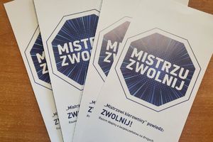 Ulotki kampanii &quot;Mistrzu Zwolnij&quot;