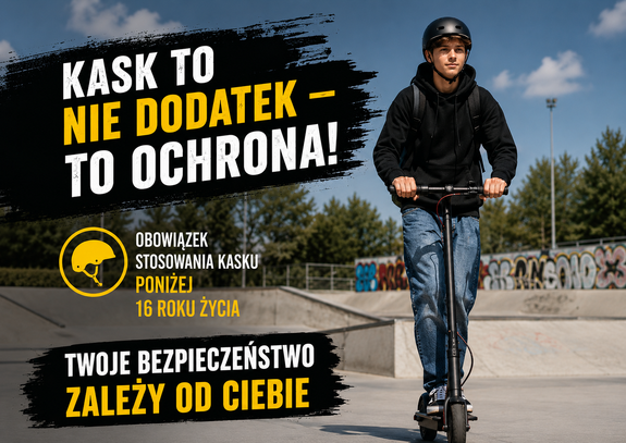 Chłopak na hulajnodze